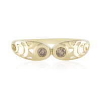 Anello in oro con Diamante Champagne I2 (Ornaments by de Melo)