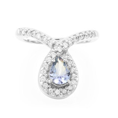 Anello in argento con Tanzanite Fancy