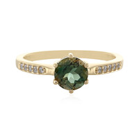 Anello in oro con Pietra del Sole dell'Oregon