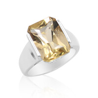 Anello in argento con Labradorite Dorata