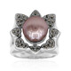 Anello in argento con Perla Ming (Annette classic)