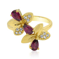 Anello in argento con Rodolite