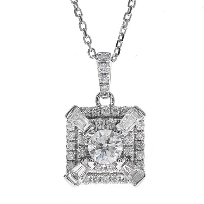 Collana in oro con Diamante SI2 (H) (CIRARI)