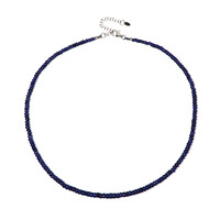 Collana in argento con Zaffiro Blu Bemainty