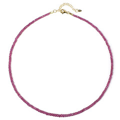 Collana in argento con Rubino del Madagascar