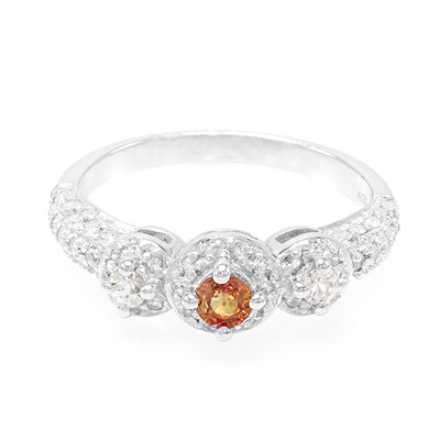 Anello in argento con Rubino Tramonto