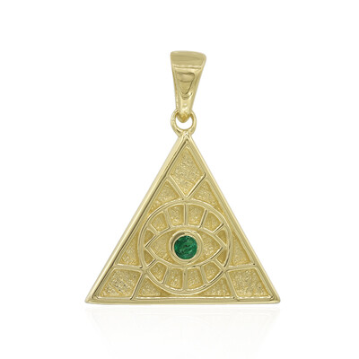Ciondolo in argento con Smeraldo Brasiliano