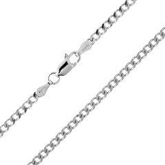 Catenina groumette in argento 925 - 50 cm - 8,8 g