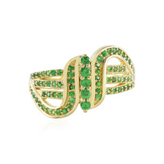 Anello in argento con Tsavorite