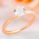 Anello in argento con Topazio Bianco