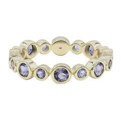 Anello in oro con Iolite