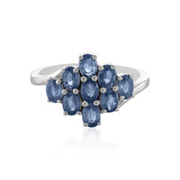 Anello in argento con Zaffiro Blu