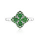 Anello in argento con Tsavorite della Tanzania