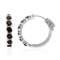 Orecchini in argento con Granato