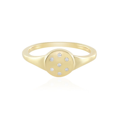 Anello in argento con Diamante I2 (I)