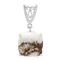 Ciondolo in argento con Magnesite