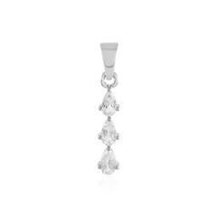 Ciondolo in argento con Topazio Bianco