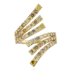 Anello in oro con Diamante Fancy SI2 (CIRARI)