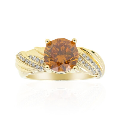 Anello in oro con Sfalerite (de Melo)