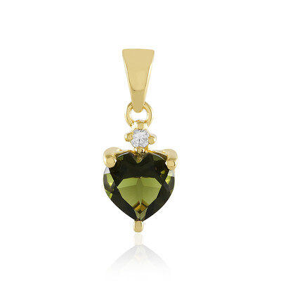 Ciondolo in argento con Moldavite