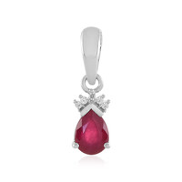 Ciondolo in argento con Rubino del Madagascar