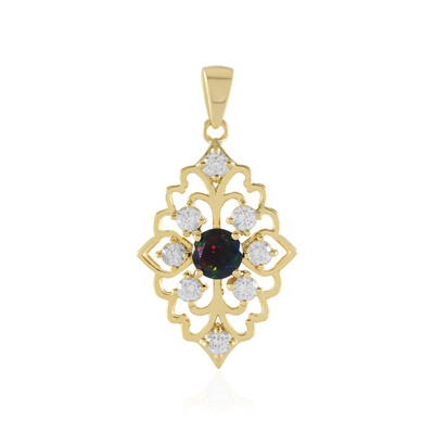 Ciondolo in argento con Opale Mezezo (Adela Silber)