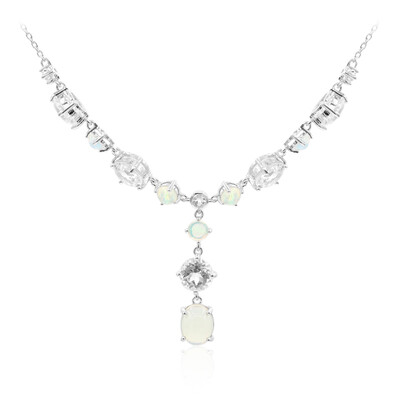 Collana in argento con Opale di Welo