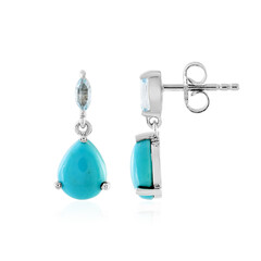 Orecchini in argento con Turchese Sleeping Beauty