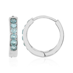 Orecchini in argento con Apatite Blu