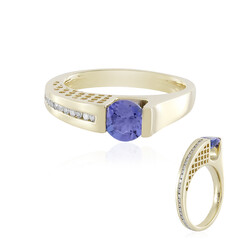 Anello in oro con Tanzanite AAA (de Melo)
