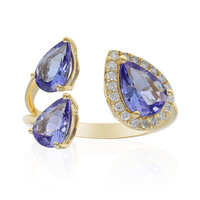 Anello in oro con Tanzanite AAA (CIRARI)