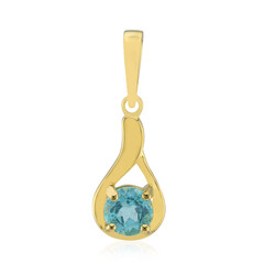 Ciondolo in argento con Apatite Blu