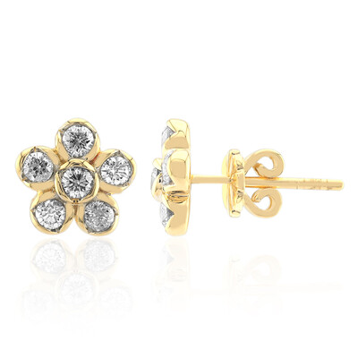 Orecchini in oro con Diamante SI1 (G) (Annette)