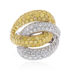 Anello in oro con Diamante Giallo SI2 (CIRARI)