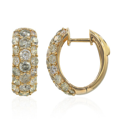 Orecchini in oro con Diamante Fancy SI2 (CIRARI)