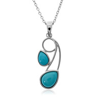 Collana in argento con Turchese Sleeping Beauty