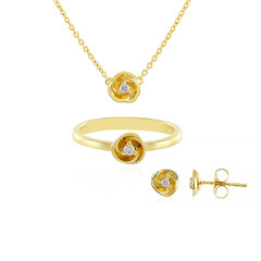 Anello in argento con Diamante PK (J)