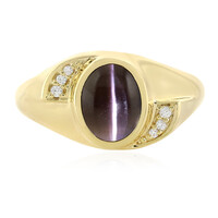 Anello in argento con Sillimanite Occhio di Gatto