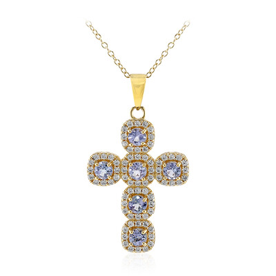 Collana in argento con Tanzanite