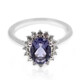Anello in argento con Quarzo Mirtillo