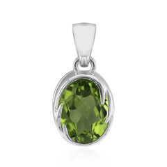 Ciondolo in argento con Peridoto Jilin (Pallanova)
