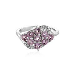 Anello in argento con Ametista Rose de France