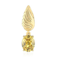 Ciondolo in oro con Zircone Giallo