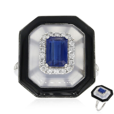Anello in oro con Cianite del Nepal (CIRARI)