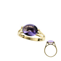 Anello in oro con Ametista