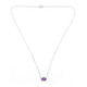 Collana in argento con Ametista Zambiana (de Melo)