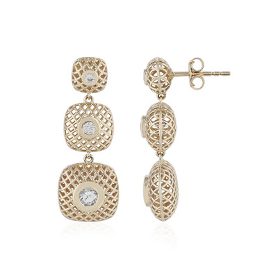 Orecchini in oro con Zircone (Ornaments by de Melo)