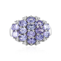 Anello in argento con Tanzanite