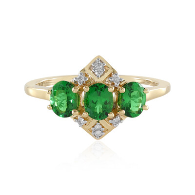 Anello in oro con Tsavorite