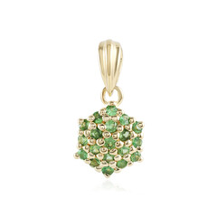 Ciondolo in argento con Tsavorite